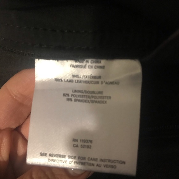 Helmut Lang Soft Black lambskin Leather Pants